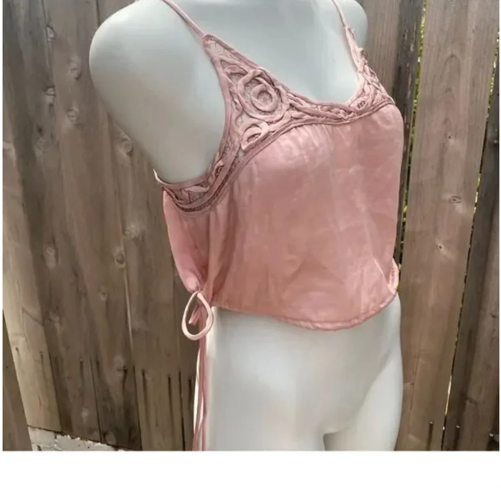 Free People Blush Satin Cami